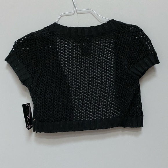 Fifty-Five Black Bolero Shrug - Picture 2 of 4